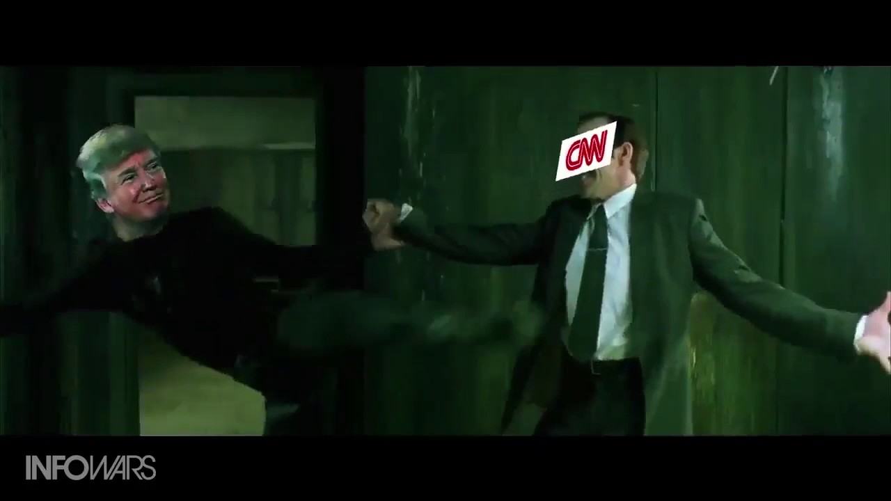 Trump vs CNN  - The Matrix (Winner $20k Meme War Contest)