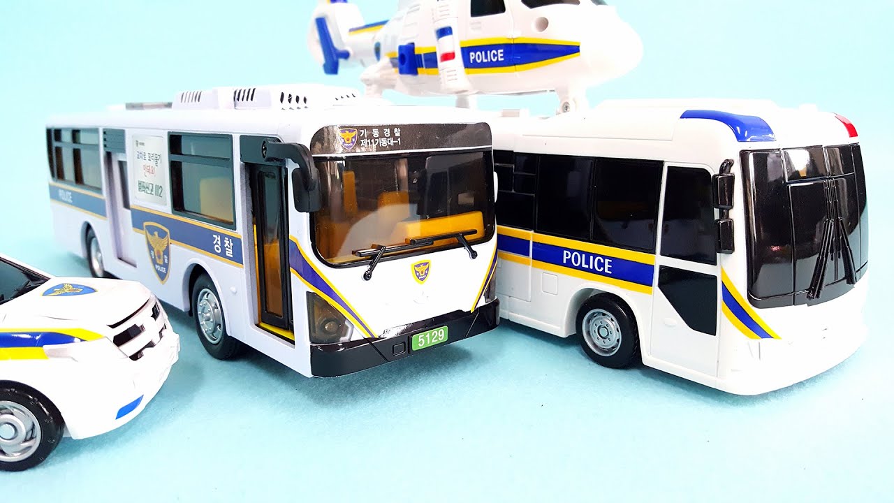 헬로카봇 케이캅스와 기동경찰버스 장난감 Hellocarbot K Cops Transformation Robot Car Great the riot policeBus Toys
