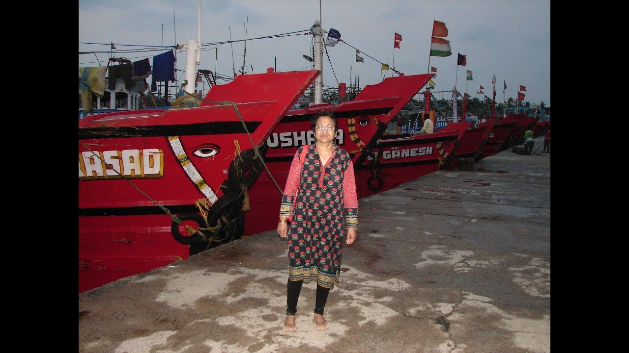 At Malpe Fishing Harbour and Sea Walk.