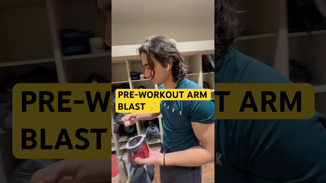 Friday Arms Day 💪 Intense Pre-Workout Pump | Biceps & Triceps Workout. 
