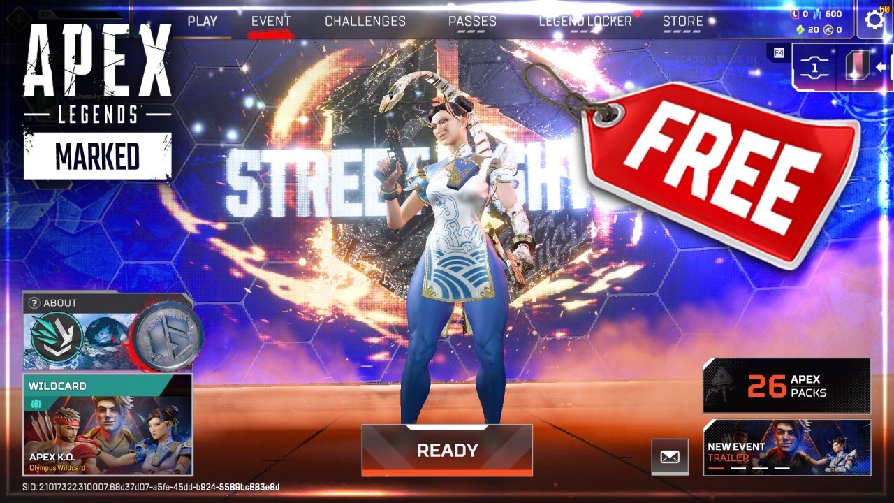 Новое событие Apex Legends x Street Fighter: обновление сегодня и бесплатная реликвия