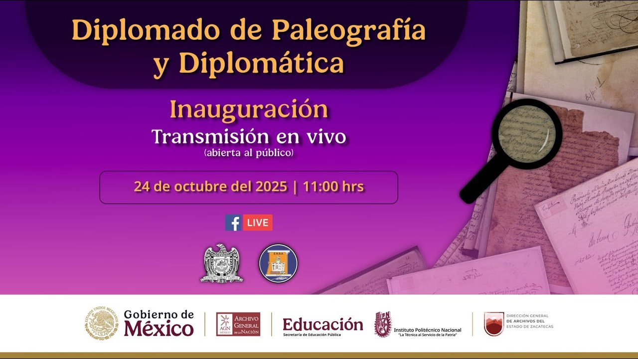 Inauguración del Diplomado sobre Paleografía y Diplomática.