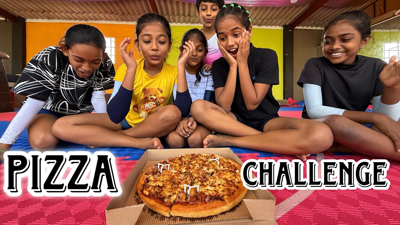 Pizza Challenge / Can we do it? - KIDS vs ADULTS