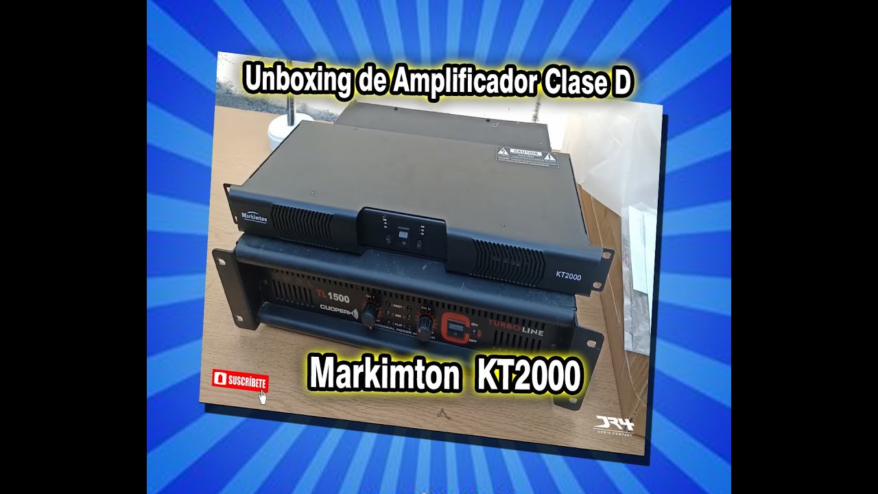 UNBOXING | AMPLIFICADOR CLASE D | MARKIMTOM KT-2000 | EL AMPLIFICADOR MAS ECONOMICO DE MERCADO LIBRE