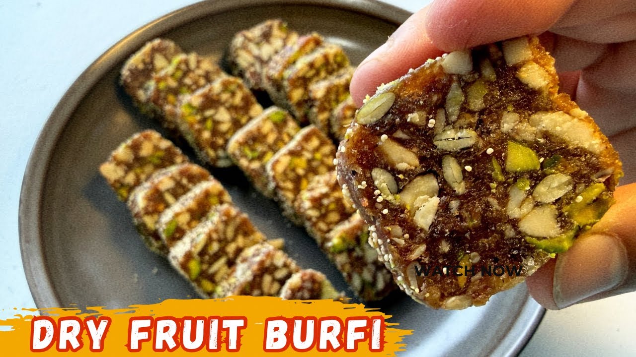 Dry Fruit Burfi | Sugar Free Burfi | New Mom Recovery Snack | supports Healthy cycles | Gond Burfi 