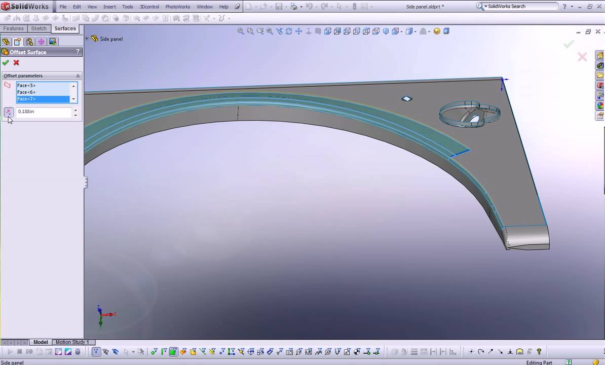 Solidworks 2009 Surface Repair - Part 1