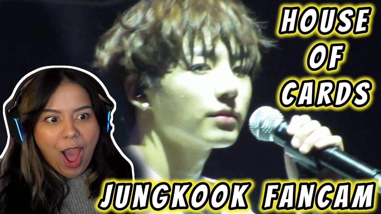 'House of cards' JUNGKOOK FANCAM | Jungkook bias REACTS
