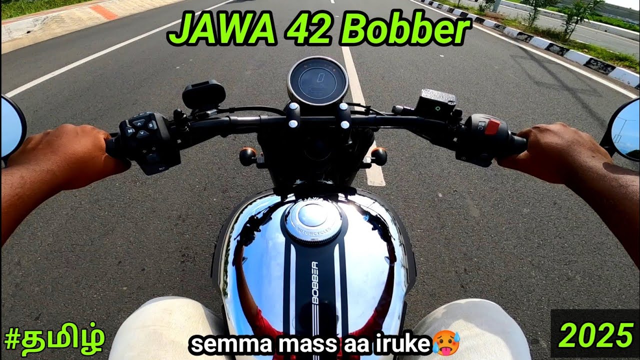 New Jawa 42 Bobber|2025 model| ride review|GST changes🔥|30 kmpl mileage|2.6 lakhs only😨|in tamil.