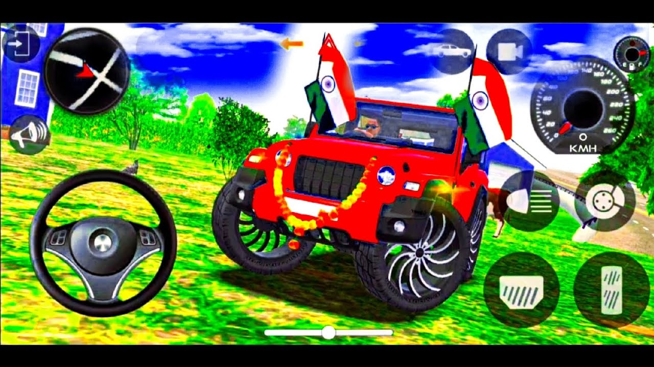 Modified Mahindra Thar😈Games:Indian Red Thar (Gadi Wala Games) Car Game Android Game - #2026