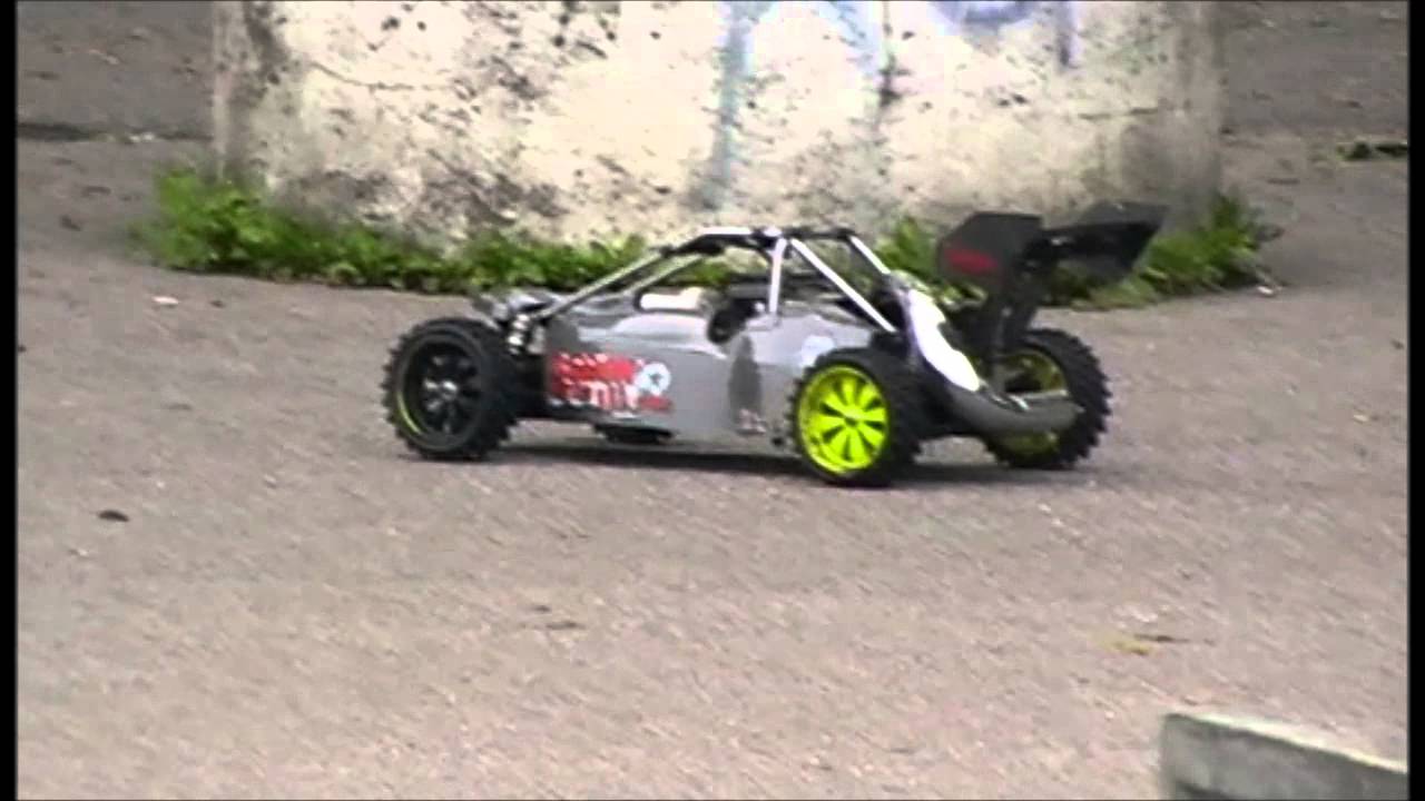 Rc Buggy Carbon Fighter 1:6 jump & Sprünge