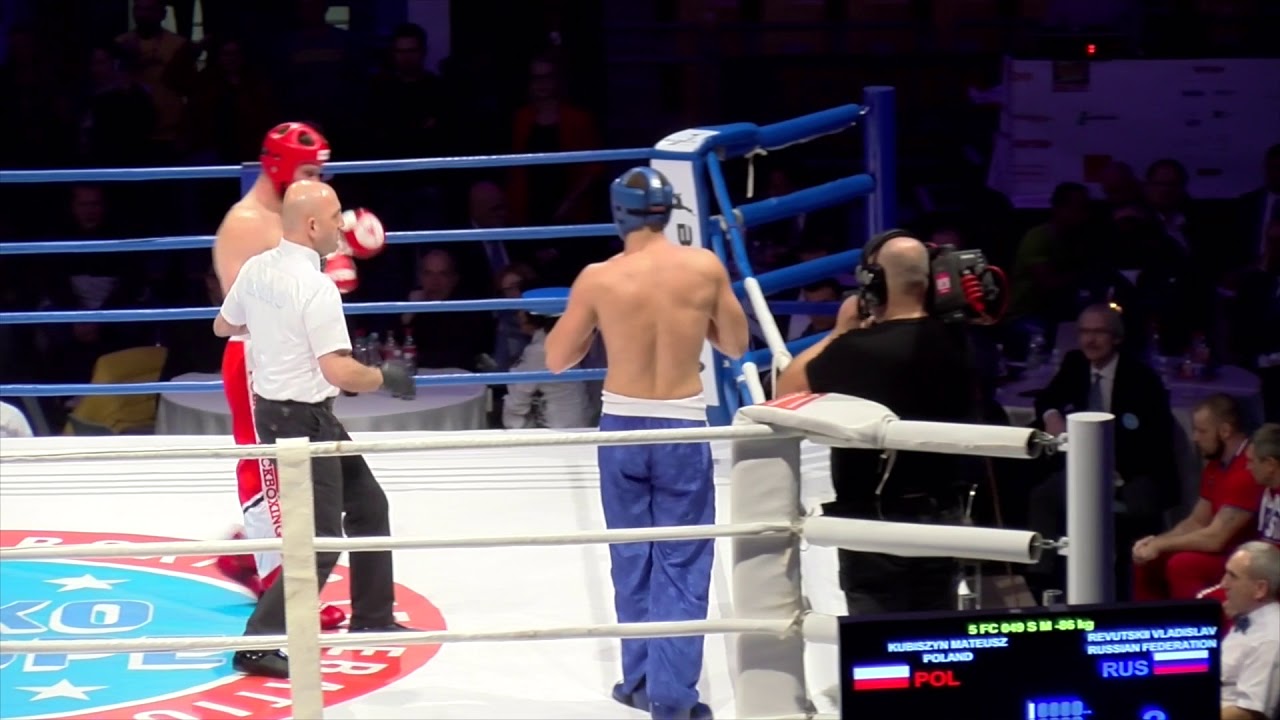 Mateusz Kubiszyn v Vladislav Revutskii WAKO European Championships 2018