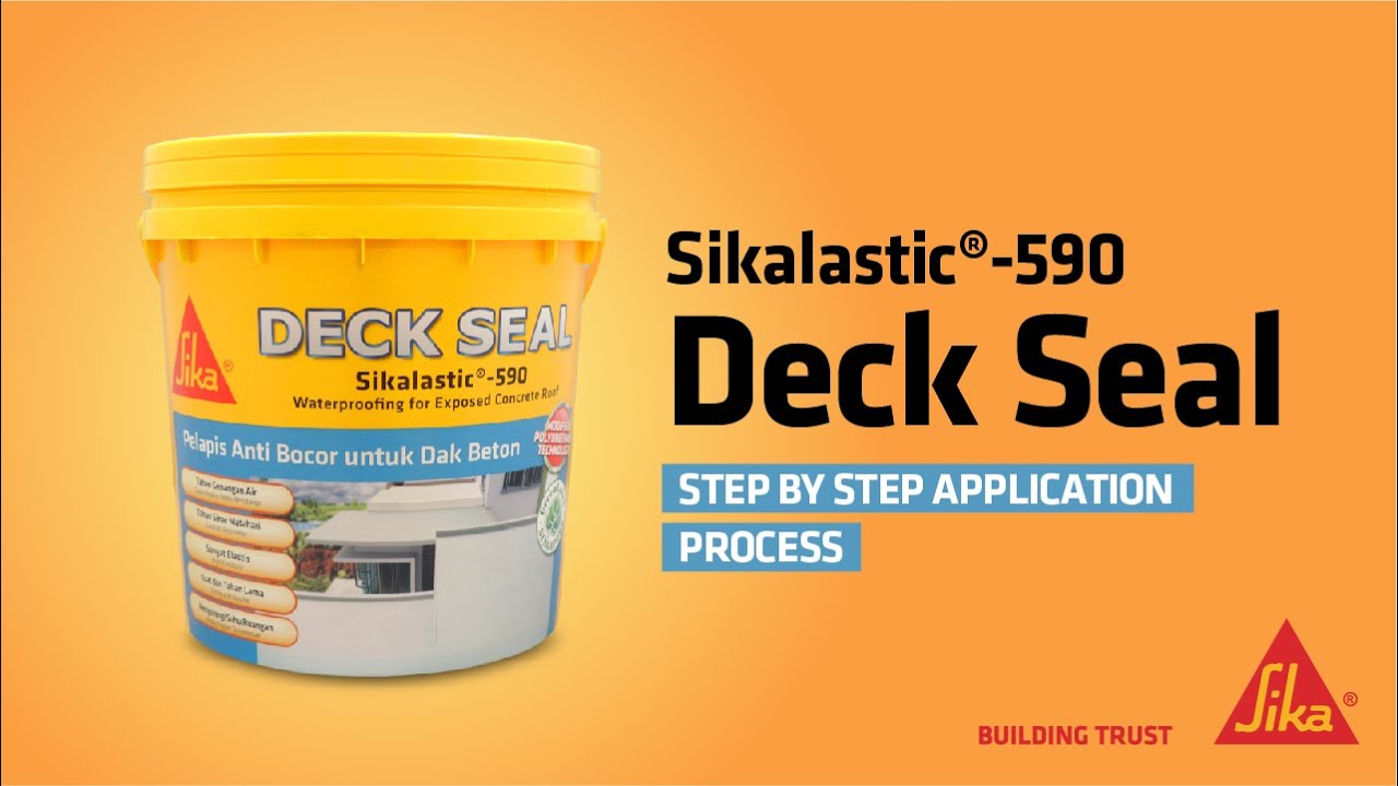 Sikalastic®-590 Deck Seal - Application Process