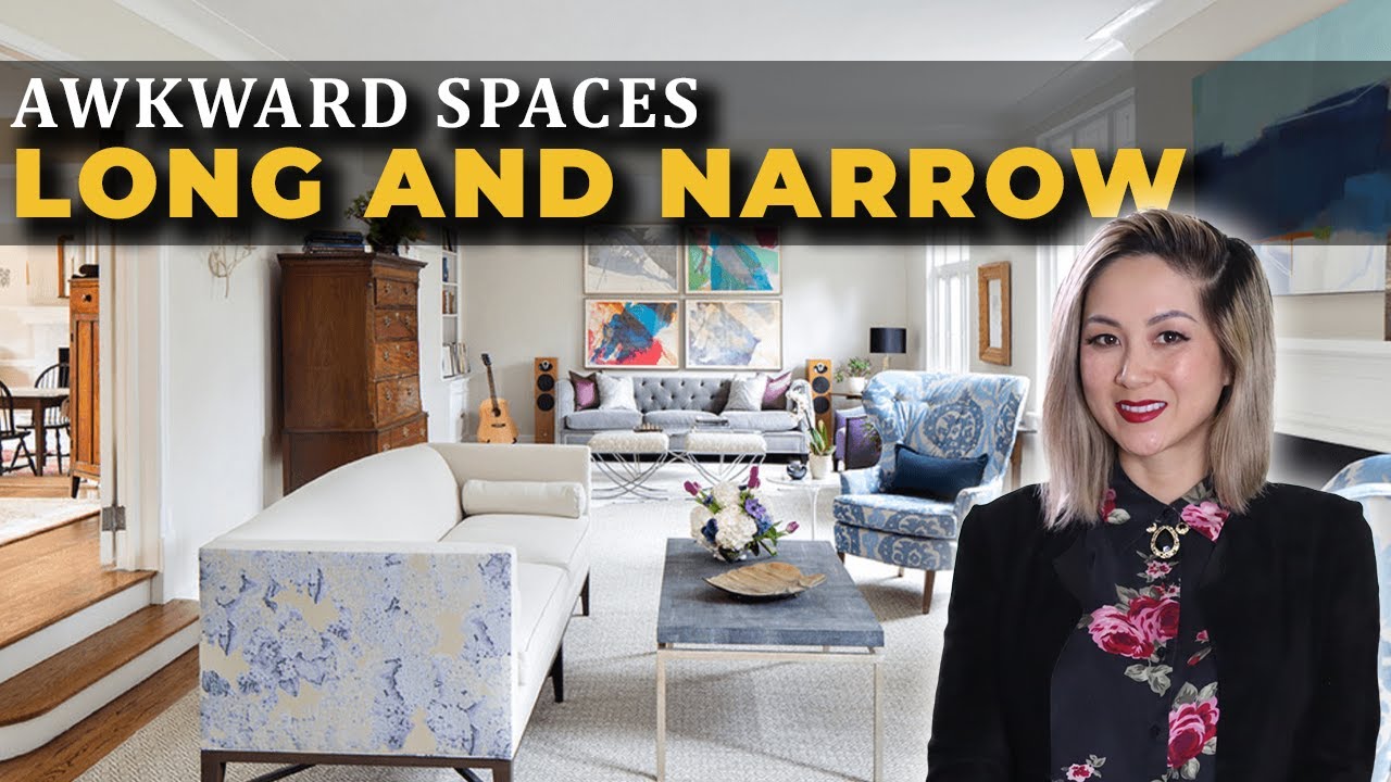 AWKWARD SPACES - Long and Narrow Rooms (Pro Space Planning Tips!)