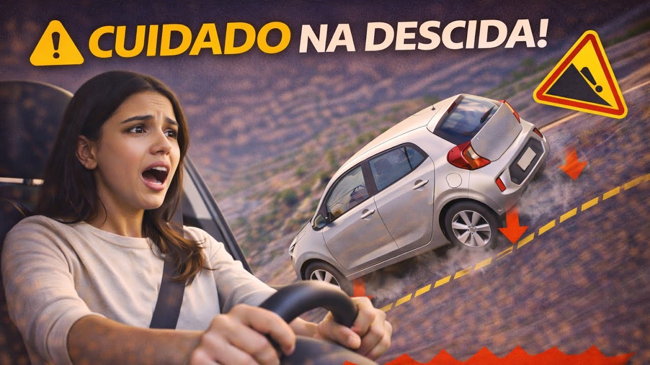 APRENDA A FAZER CONTROLE NA DESCIDA #autoescola #cnh #dirigir #volante 