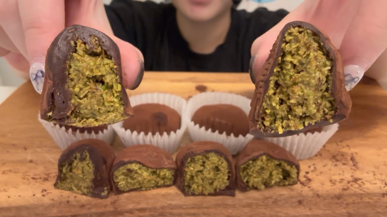 [가리잇 ASMR] 두바이 쫀득 쿠키 FLEX | Dubai chocolate marshmallow mukbang