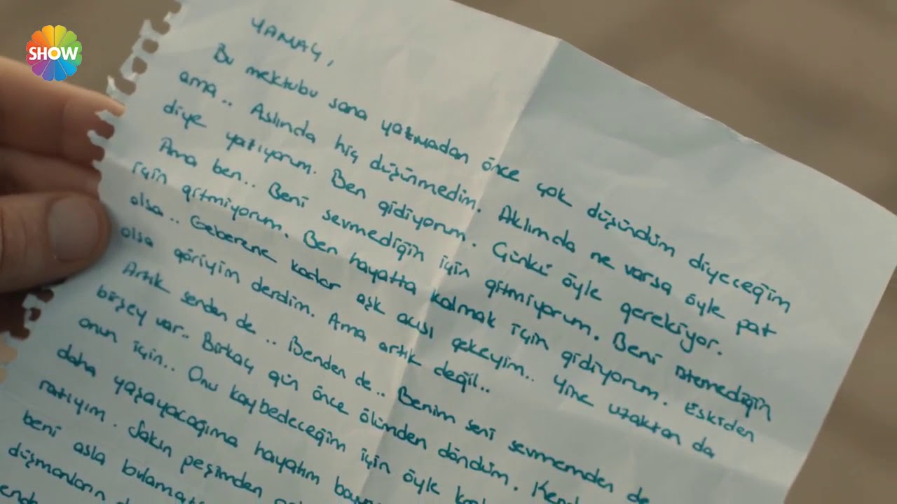 &Ccedil;ukur 4.sezon 18 b&ouml;l&uuml;m--Nehir'in Yama&ccedil;'a veda mektubu