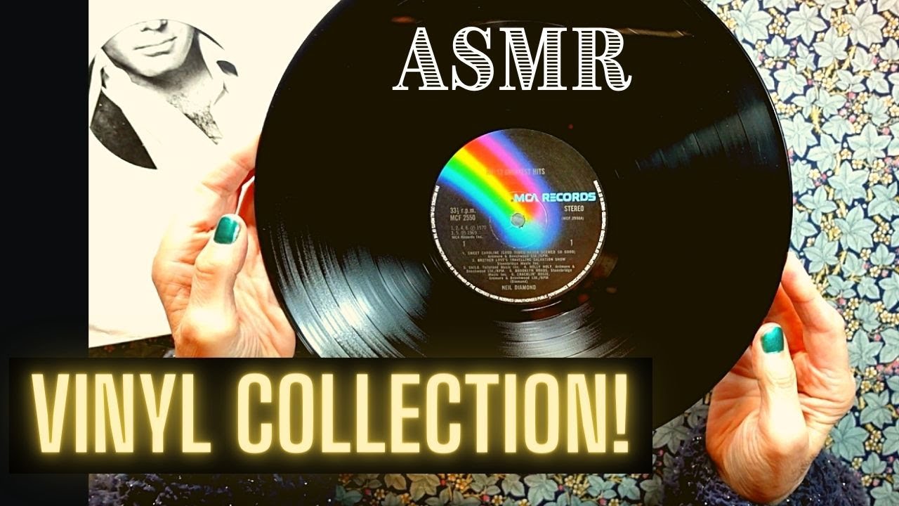 ASMR | Old Vinyl Records! Whispered Show & Tell, Chatty Ramble