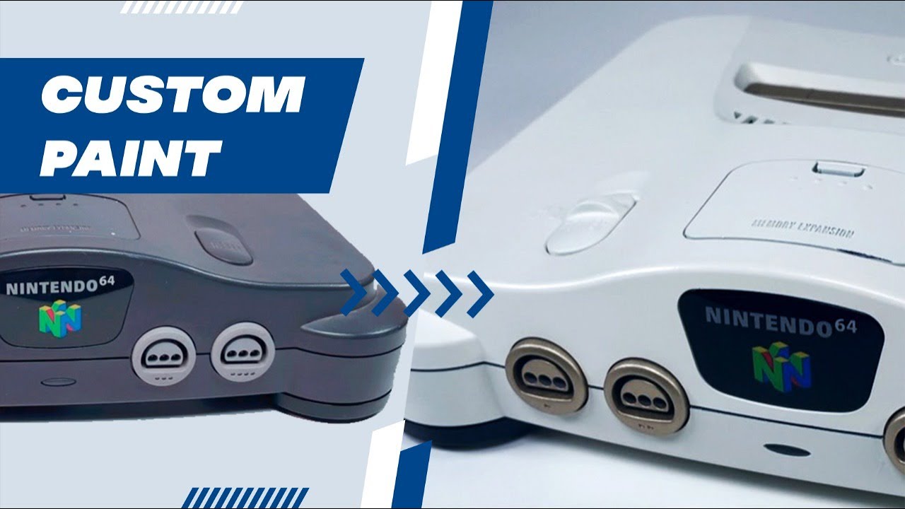 I RESTORED This Nintendo 64 / Custom painted N64 / N64 restoration