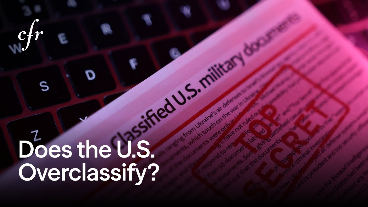 Can the United States Kick Its National Security Over Classification Habit
