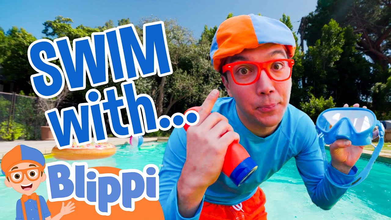 Blippi's Pool Day Fun 🏊🏼‍♀️ | Educational Kids Videos | Fun Compilations