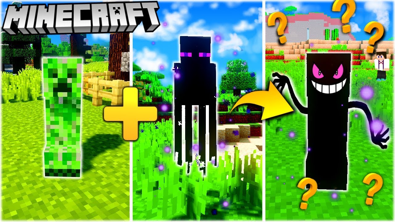CREEPER + ENDERMAN = ??? | ŻYCIE MUTANTA MOBÓW W MINECRAFT ! SZENDI