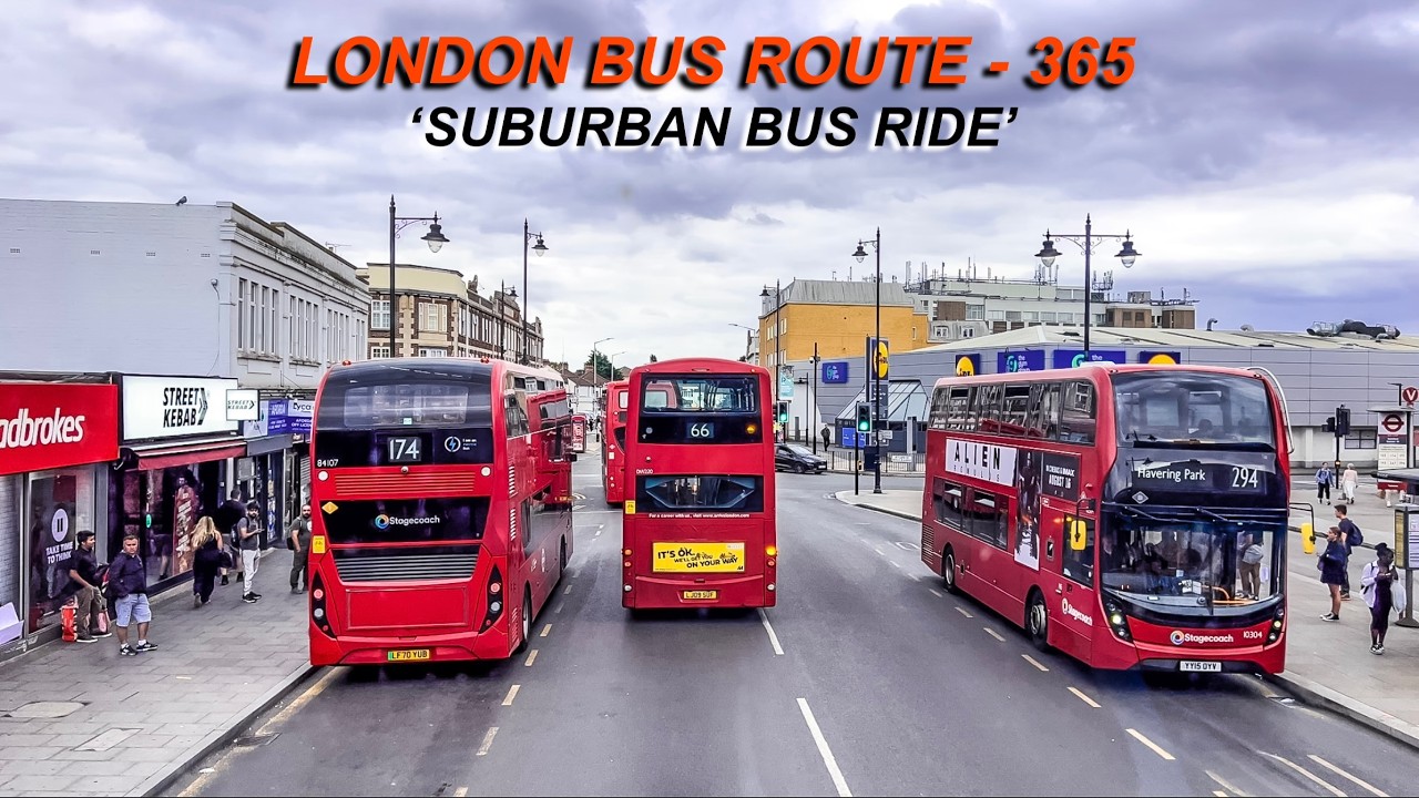 London Bus 365 | Havering Park To Orchard Village | Upper Deck Bus Ride