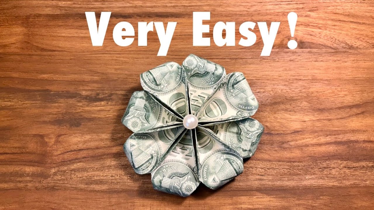 How to Make a Money Flower with Dollar Bills | Easy Step-by-Step Tutorial