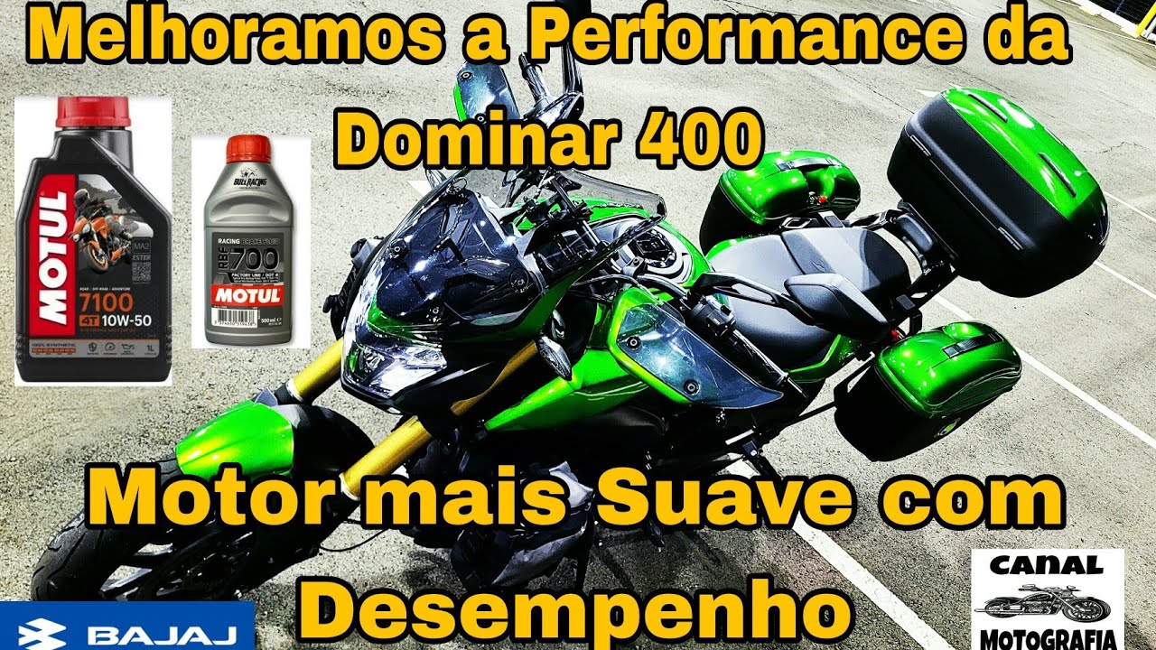 Como Deixar o Motor da Dominar 400 Suave ? Revisão com produtos de qualidade Motul Performace Bajaj