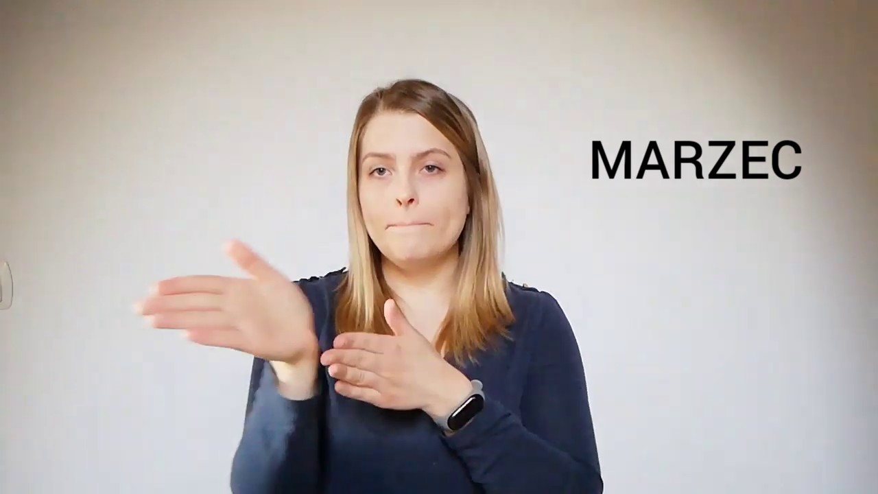 Zajęcia z języka migowego - miesiące