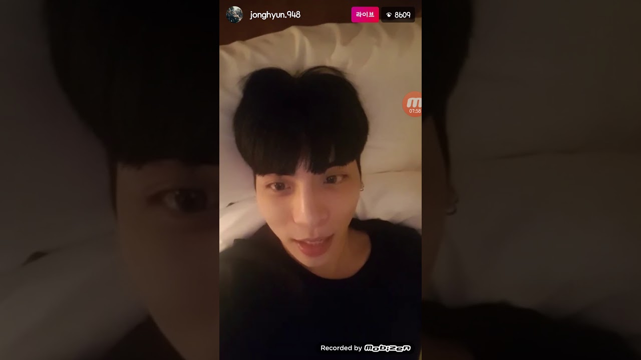 170922 종현 인스타 라이브 (1)