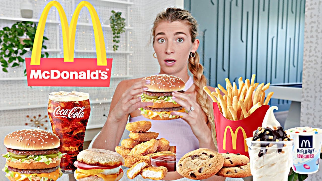 MY 100LB Wife Eats EVERYTHING at McDonald’s *Intense*