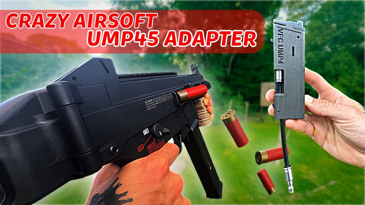 This UMP45 SHOOTS Shotgun Shells?! (Tapp Airsoft HPA Adapter)