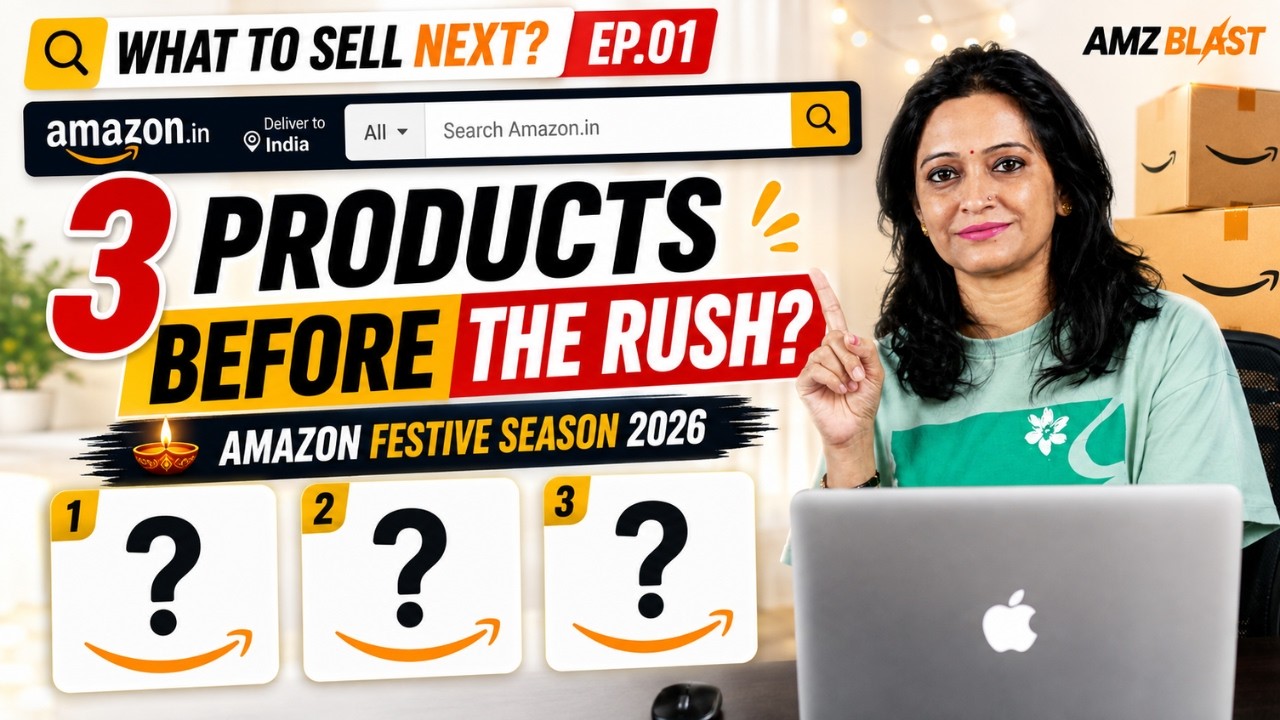 3 Amazon Products to Sell Before Festive Season 2026 🔥  What to Sell Next Ep  01