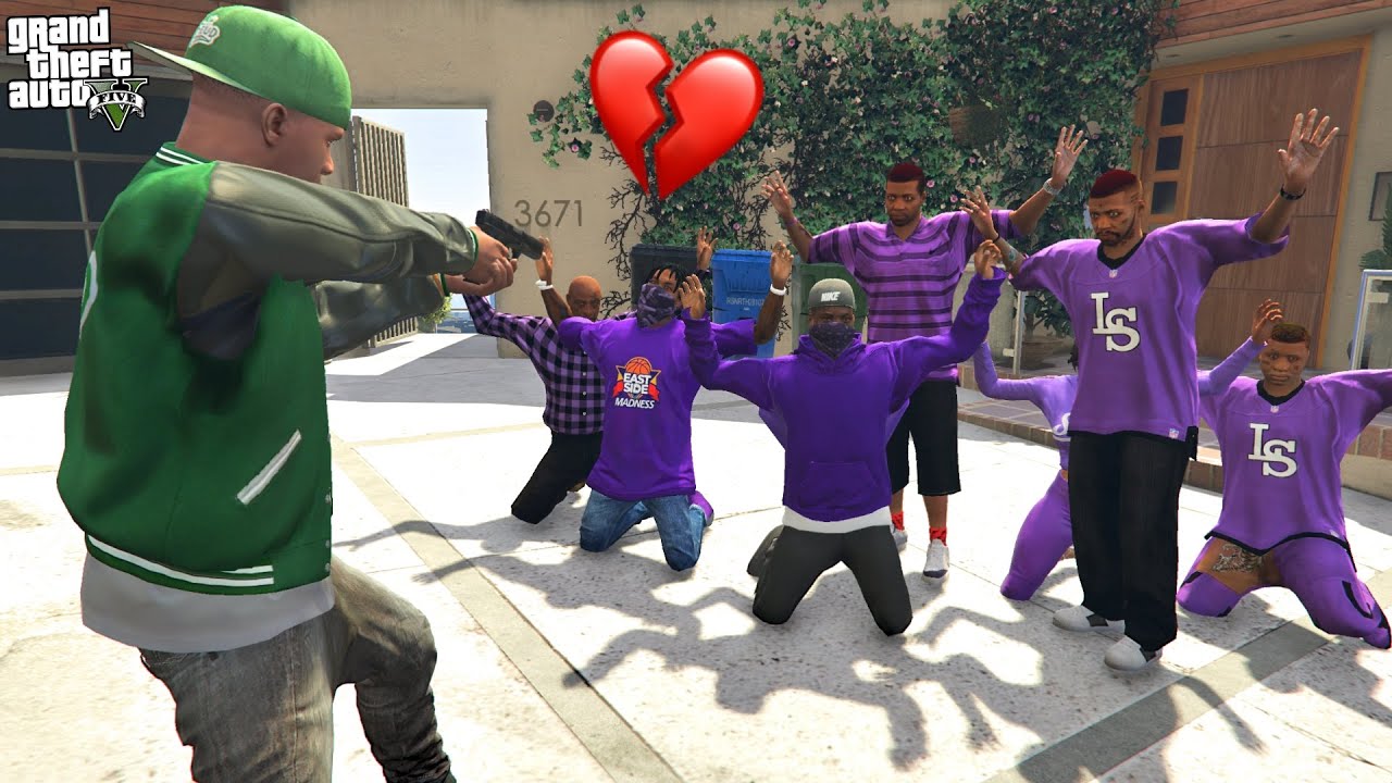 THE END OF THE BALLAS GANG IN GTA 5!!! (MOVIE)