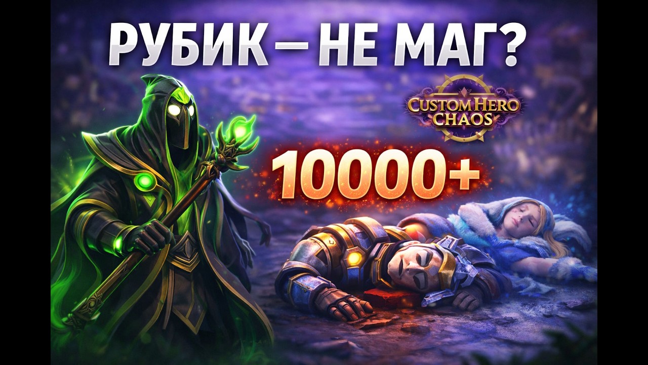 ФИЗ РУБИК В CUSTOM HERO CHAOS? РАЗВАЛИВАЕМ НА ИМБЕ!