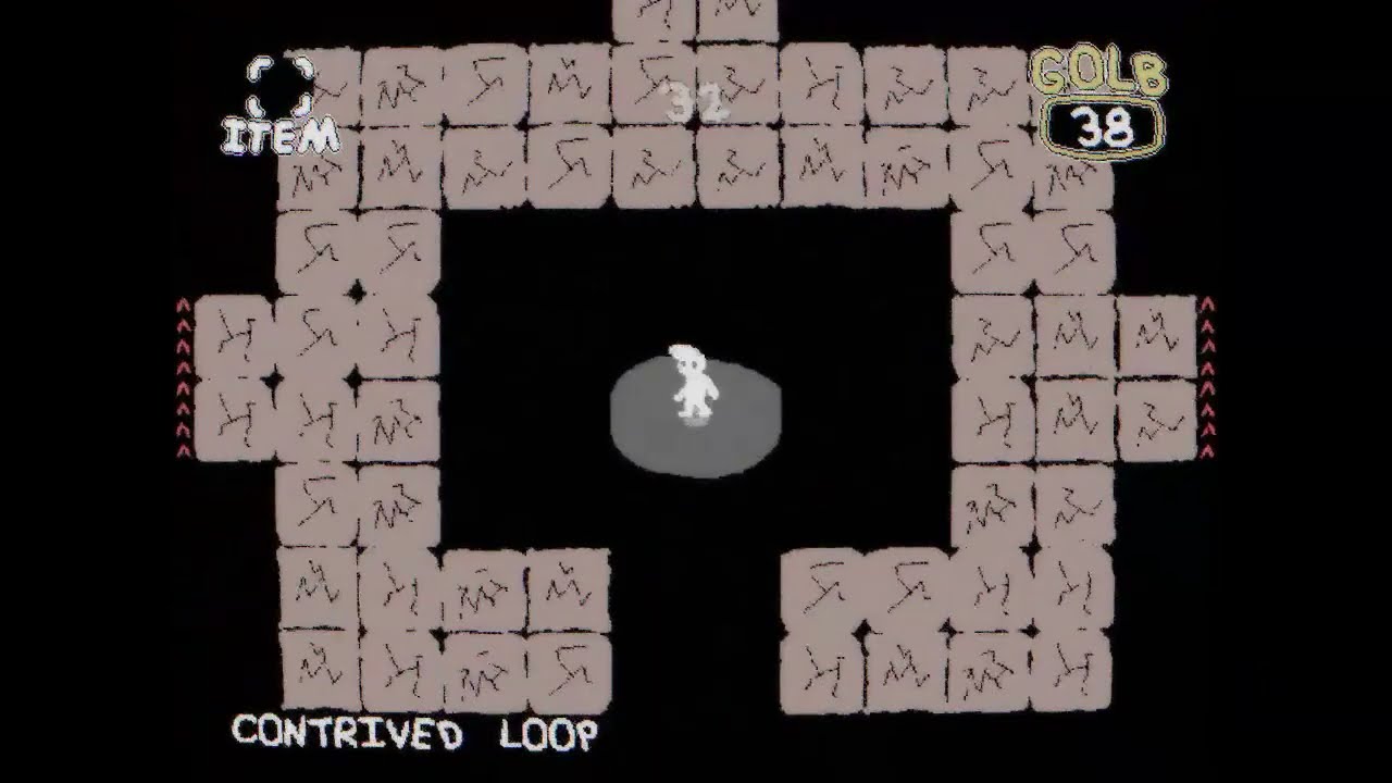 weird game about jumping into holes I found