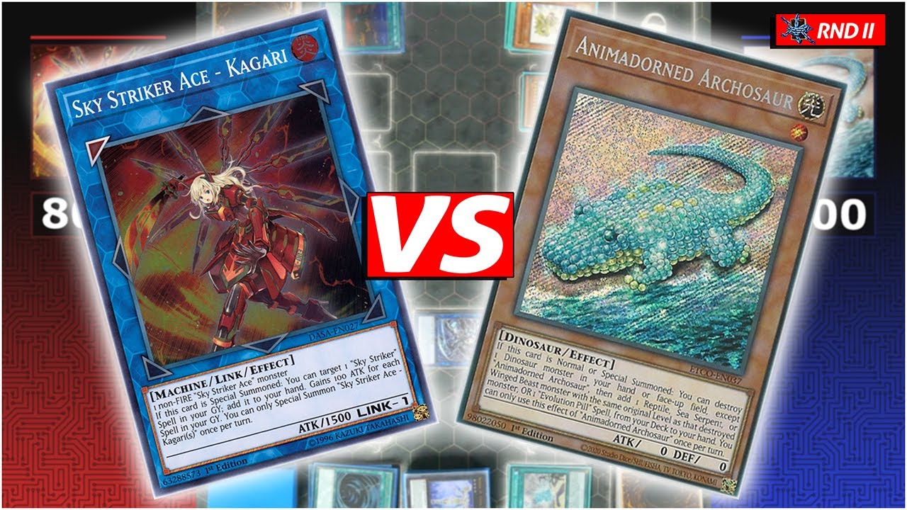 Yu-Gi-Oh! Dinosaur vs Sky Striker! YCS Lockdown Tournament Round II |Post Eternity Code!|