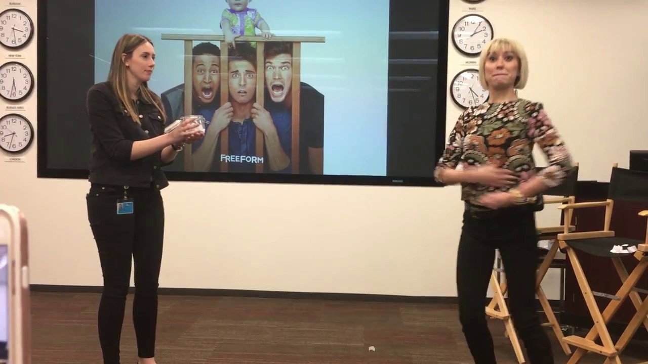 Playing Baby Shower Charades with Chelsea Kane {Riley Perrin} of Baby Daddy!