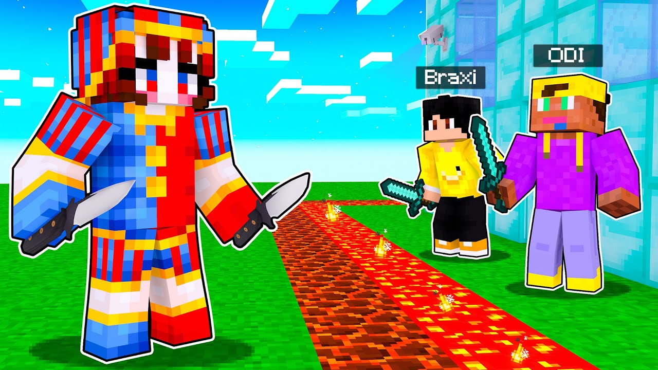 POMNI vs. DAS SICHERSTE HAUS in Minecraft!