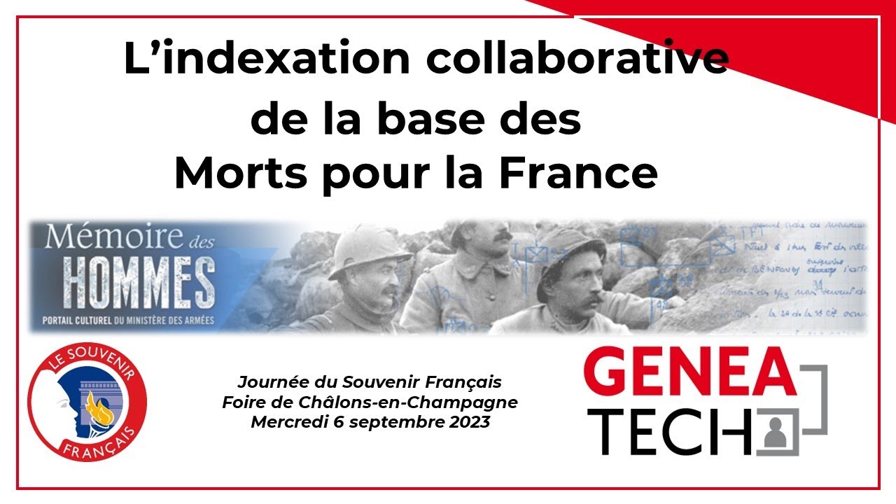 L'indexation collaborative des morts pour la France