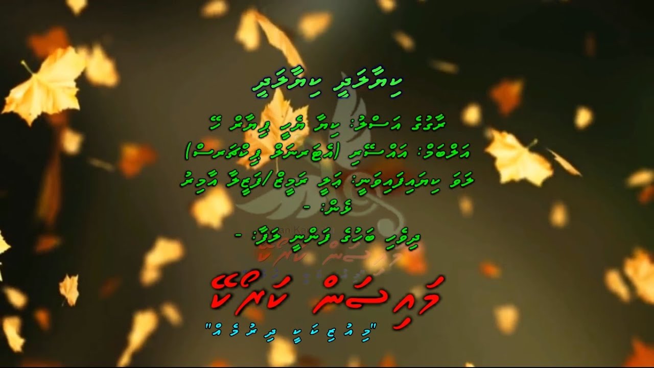 Kiyaaladhee Kiyaaladhee (Kya Yehi Pyar He) Duet (REUPLOAD) by Dhivehi Karaoke Mysan