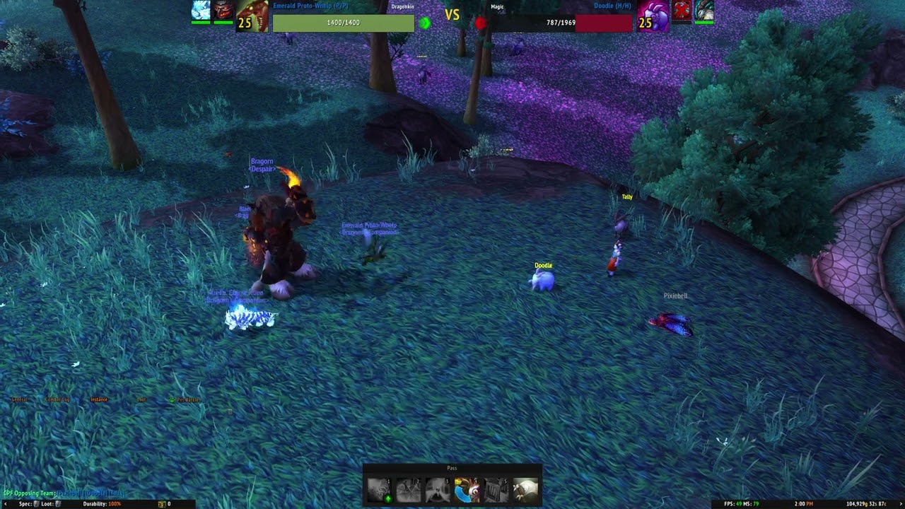 Pet powerlevelling - Tauri Legion