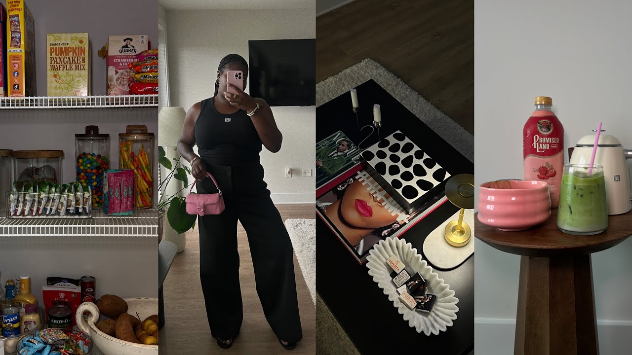 MOVING VLOG| Lots Of Apartment Updates.. Organizing My Pantry, Coffee Table Styling, New Matcha &