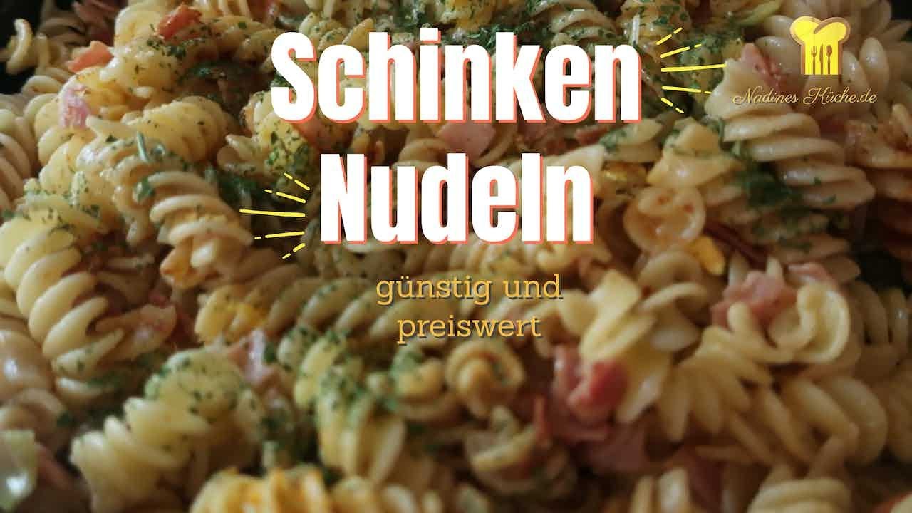 Schinkennudeln die sind so unglaublich 🍄🍂🧅🍅 günstig KOCHEN
