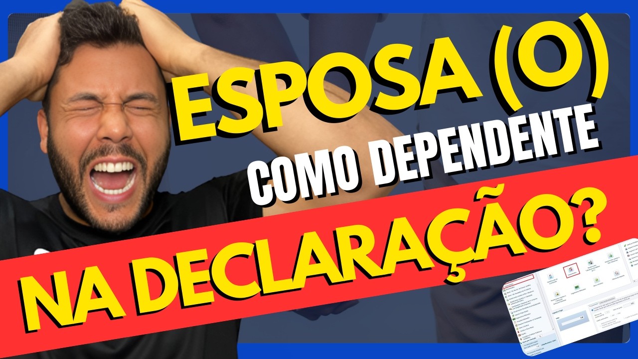 N&Atilde;O COLOQUE SUA ESPOSA COMO DEPENDENTE NO IMPOSTO DE RENDA |APRENDA A PAGAR MENOS IMPOSTOS IRPF 2025