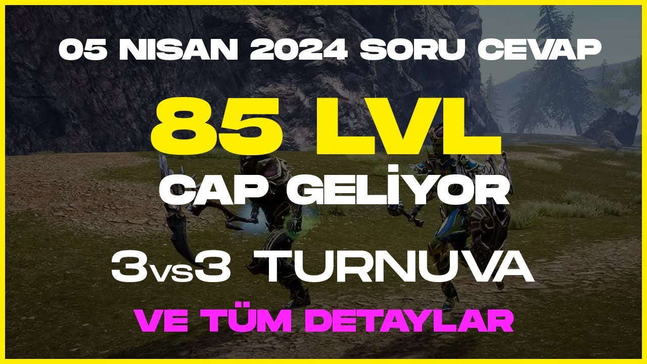 GALIA ve MANTIS e 85 LVL CAP GELIYOR!!! [05 NISAN 2024] Soru Cevap Yayını FULL!