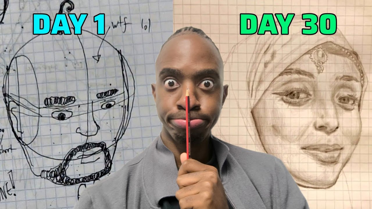 I drew every day for 30 days. This is how much I improved!