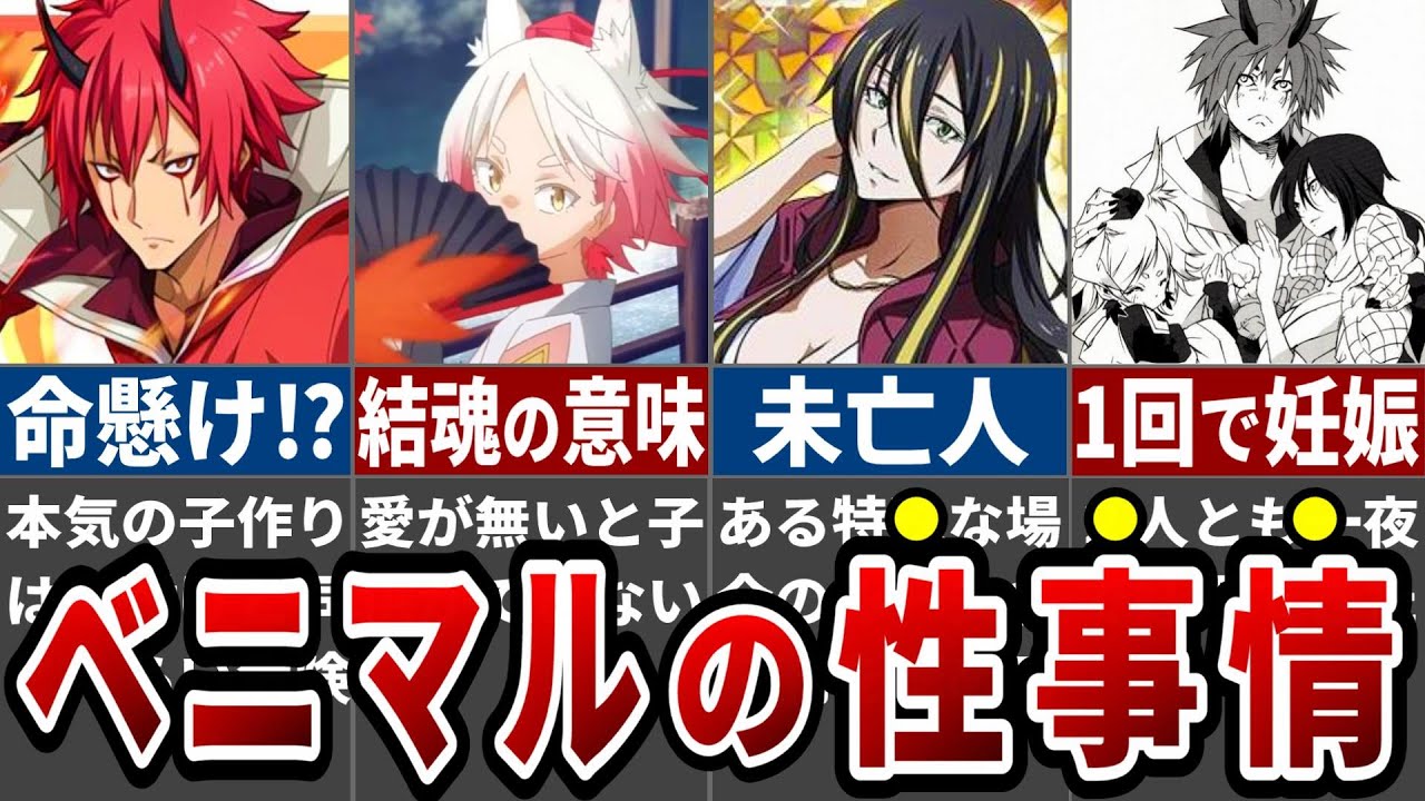 【閲覧注意】謎多きベニマルの性事情がヤバイ！テンペスト中を巻き込んだ結婚の真相と周囲の反応【転スラ】