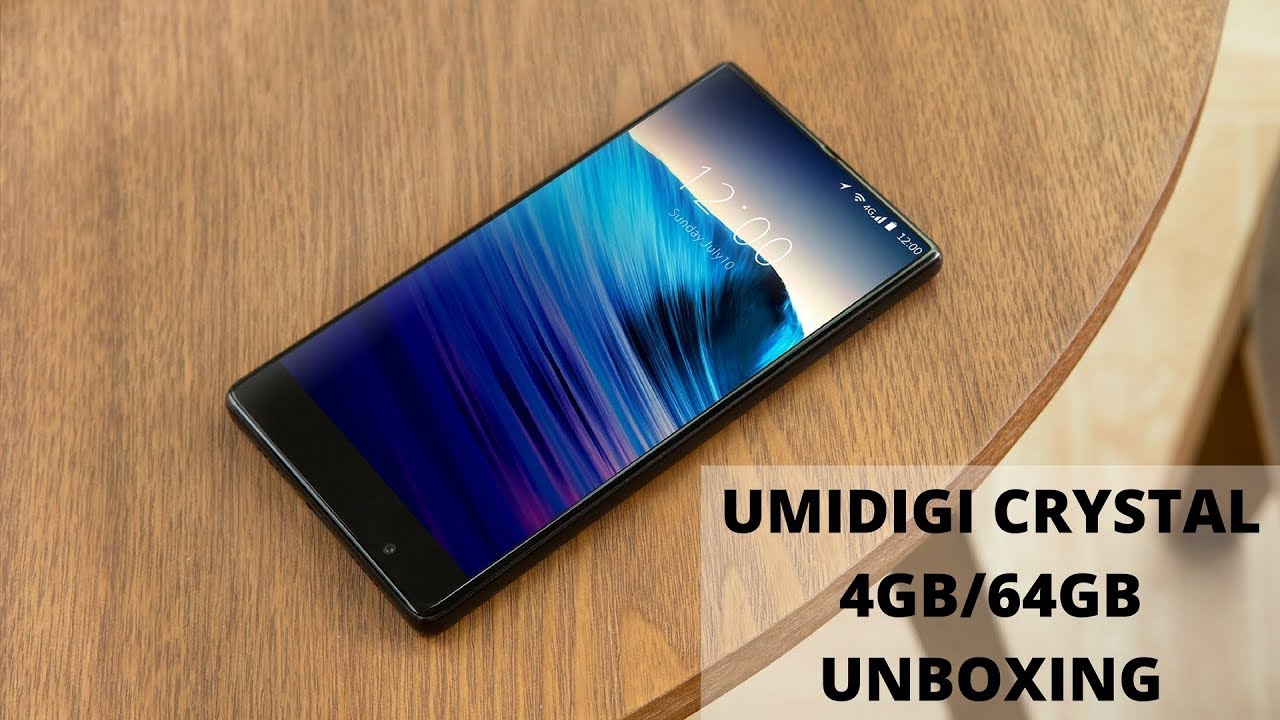 UMIDIGI Crystal unboxing and first boot