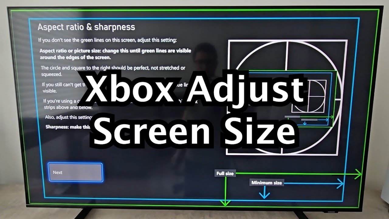 Xbox How to Adjust Screen Size (Series X, Series S, One)